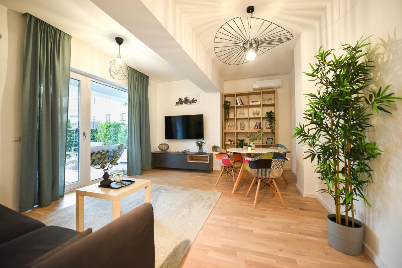 Vacation Feel - 2Br Apartment With Terrace & Private Parking In Baneasa Bucarest Exterior foto